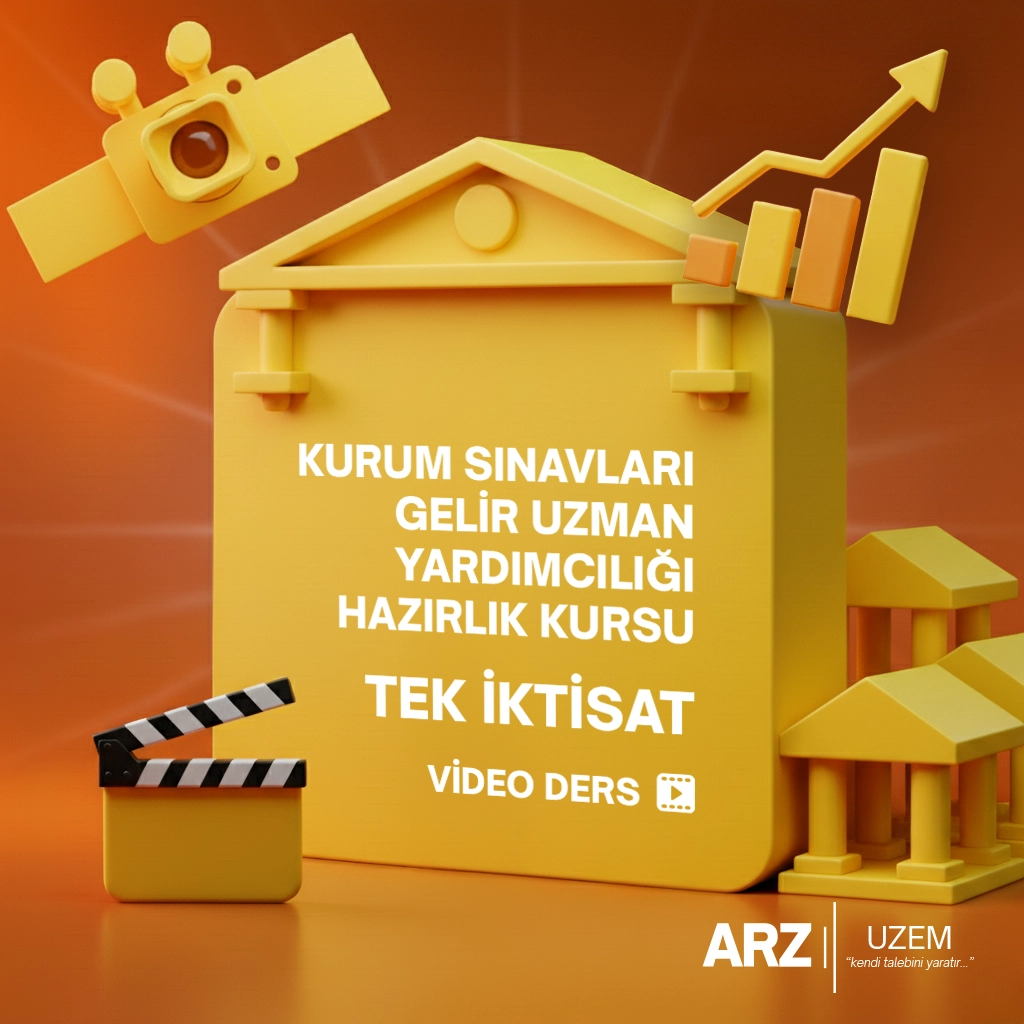 KURUM SINAVLARI GELİR UZMAN YARDIMCILIĞI HAZIRLIK KURSU - TEK İKTİSAT VİDEO