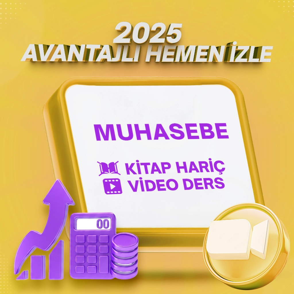 2025 KPSS ALAN BİLGİSİ (VİDEO DERS) MUHASABE KİTAP HARİÇ