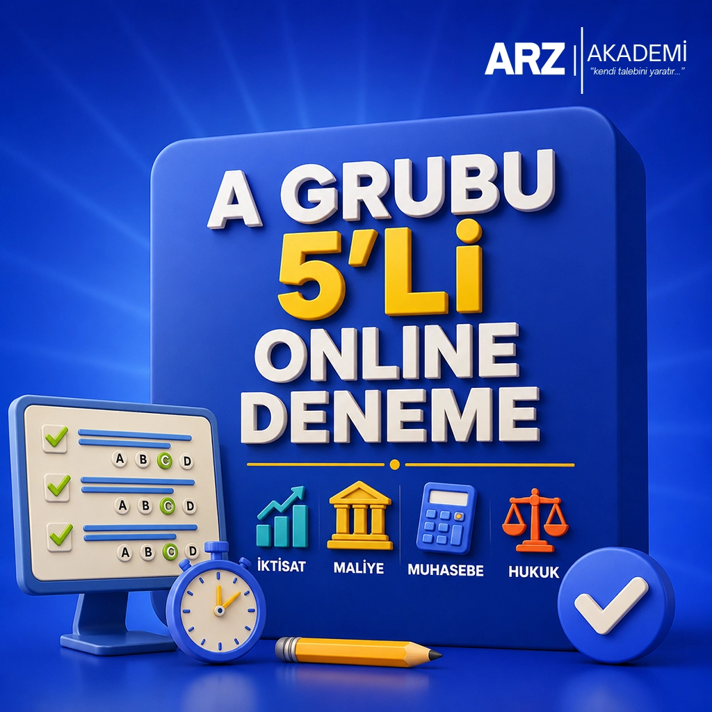 2026 ALAN BİLGİSİ E-DENEME 5'Lİ PAKET (İKTİSAT, HUKUK, MALİYE, MUHASEBE)