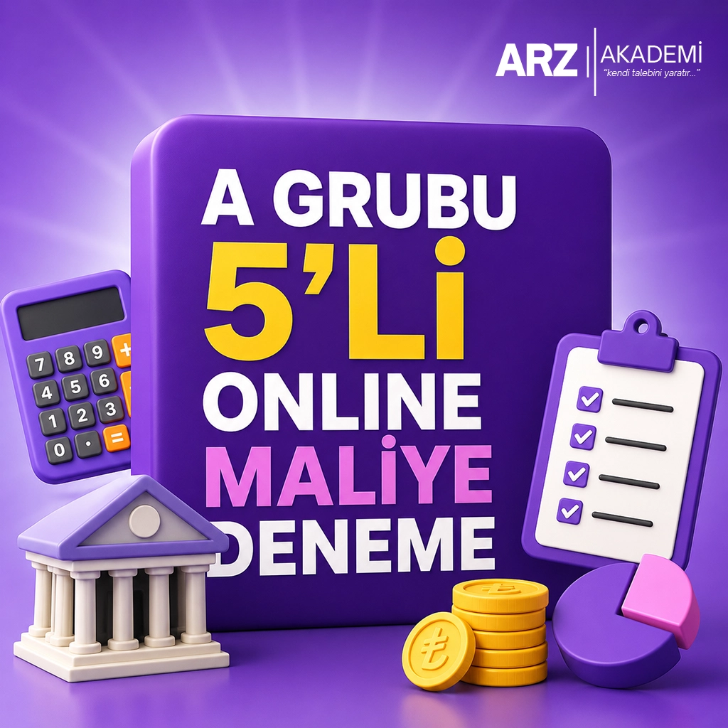 MALİYE 2026 ALAN BİLGİSİ E-DENEME - 5'Lİ PAKET