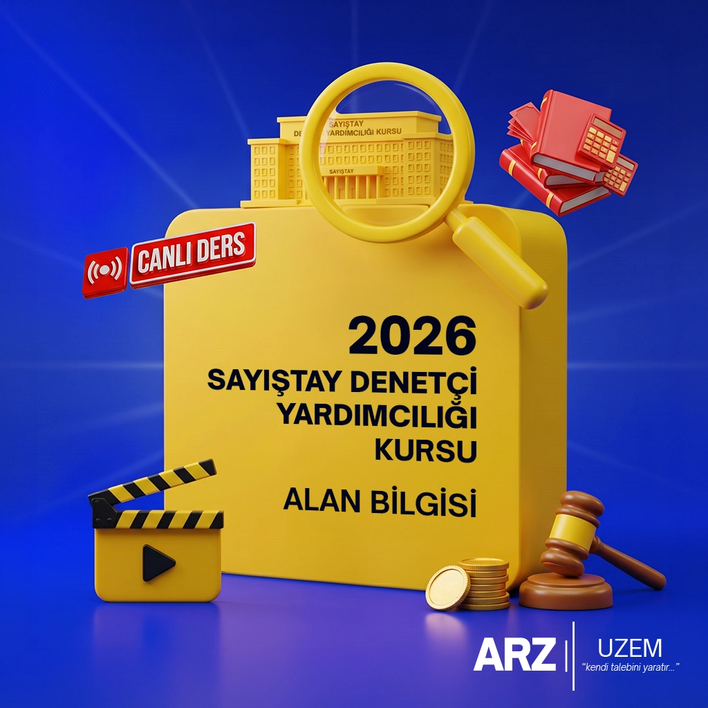 SAYIŞTAY DENETÇİ YARDIMCISI ALAN BİLGİSİ CANLI DERS