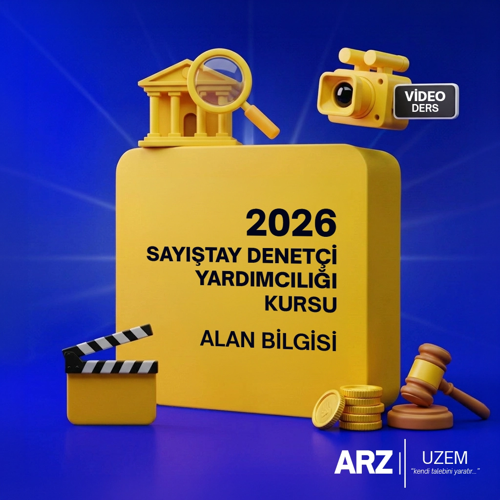 SAYIŞTAY DENETÇİ YARDIMCISI ALAN BİLGİSİ VİDEO DERS