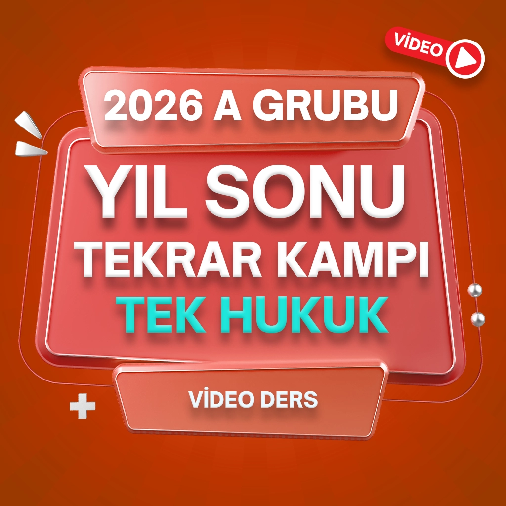 TEK HUKUK VİDEO DERS