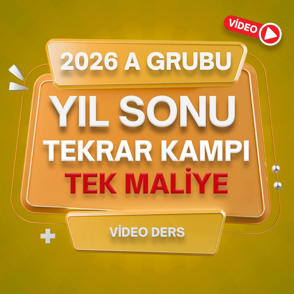 TEK MALİYE VİDEO DERS