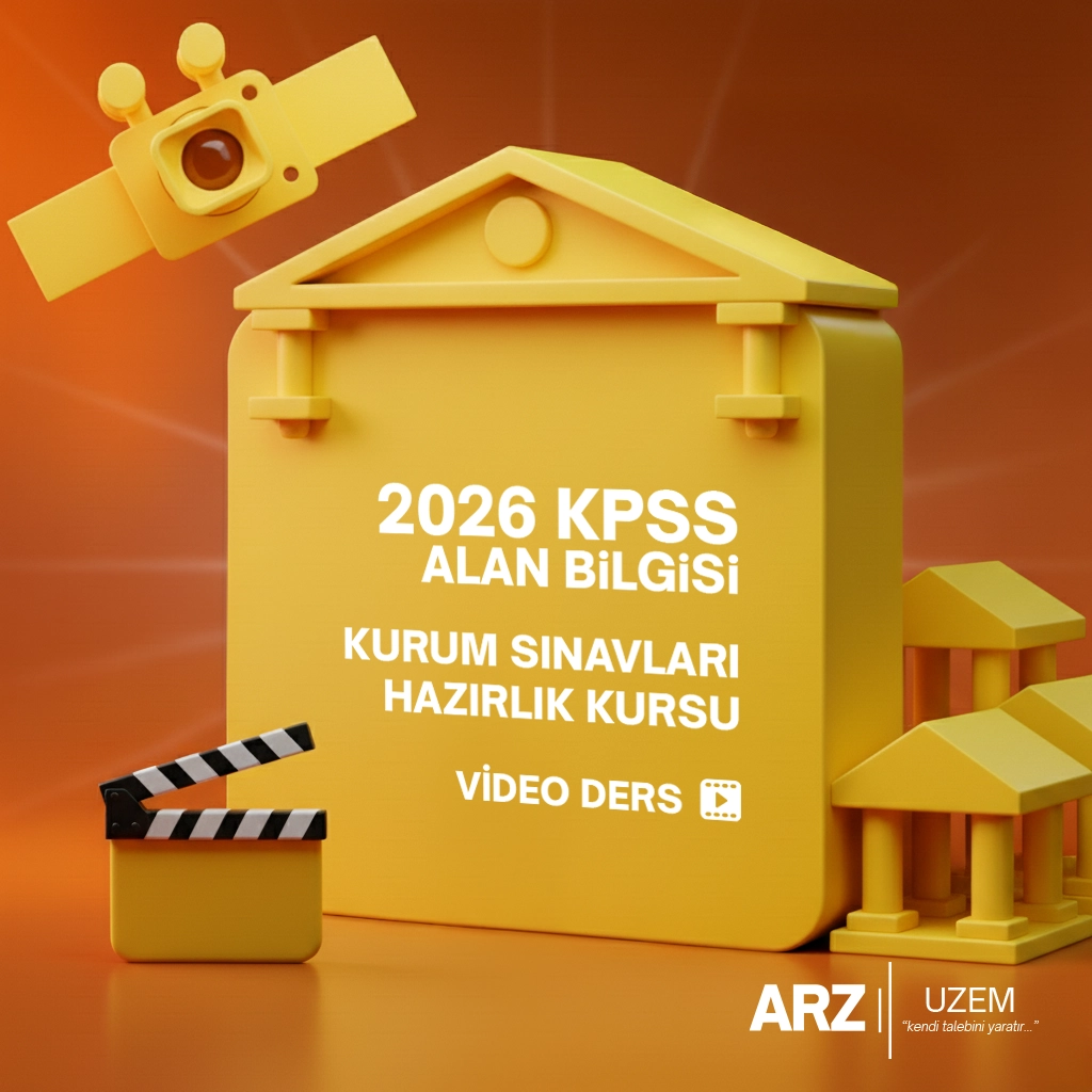 2025 – 2026 KURUM SINAVLARI HAZIRLIK (VİDEO) KURS